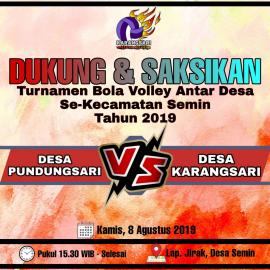 AYO DUKUNG DAN MENYAKSIKAN LOMBA VOLLEY ANTAR DESA